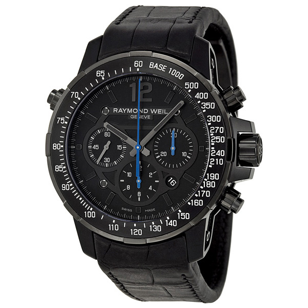 Raymond Weil Nabucco Automatic Chrono Black Dial Titanium 46mm 200m Replica Watch