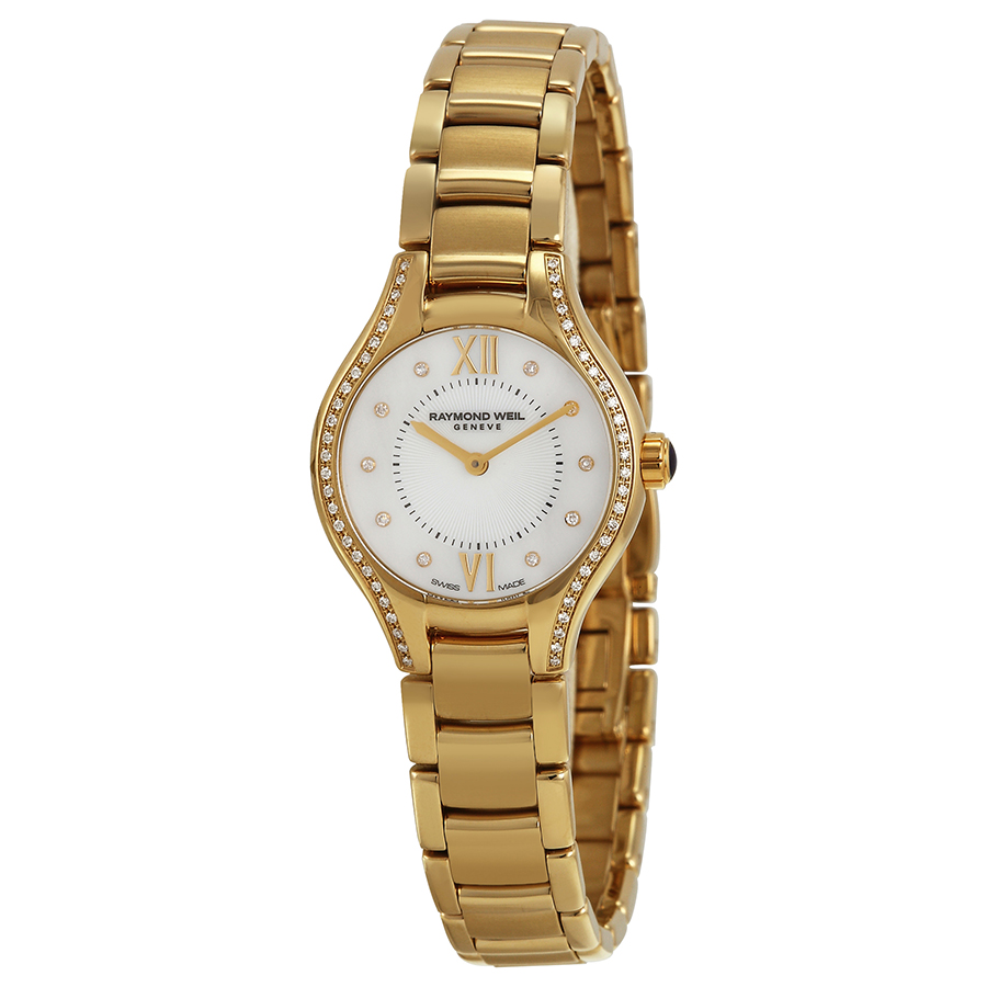 Raymond Weil Noemia Mother of Pearl Automatic Gold-Plated Watch