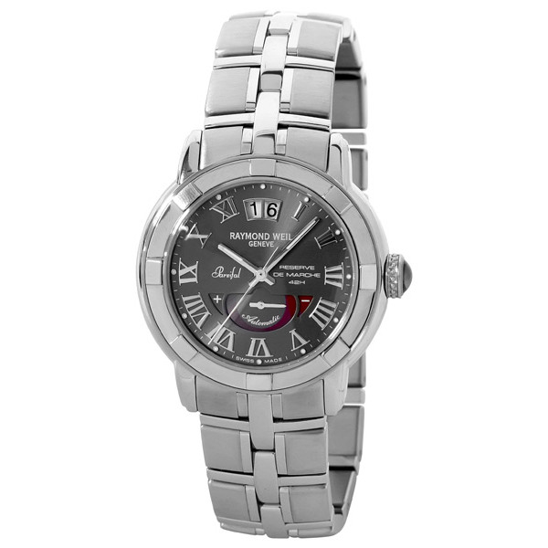 Raymond Weil Parsifal Automatic Chronograph 28mm Steel Black Dial Watch