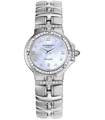 Raymond Weil Parsifal Diver Steel Case Automatic Black Diver Watch