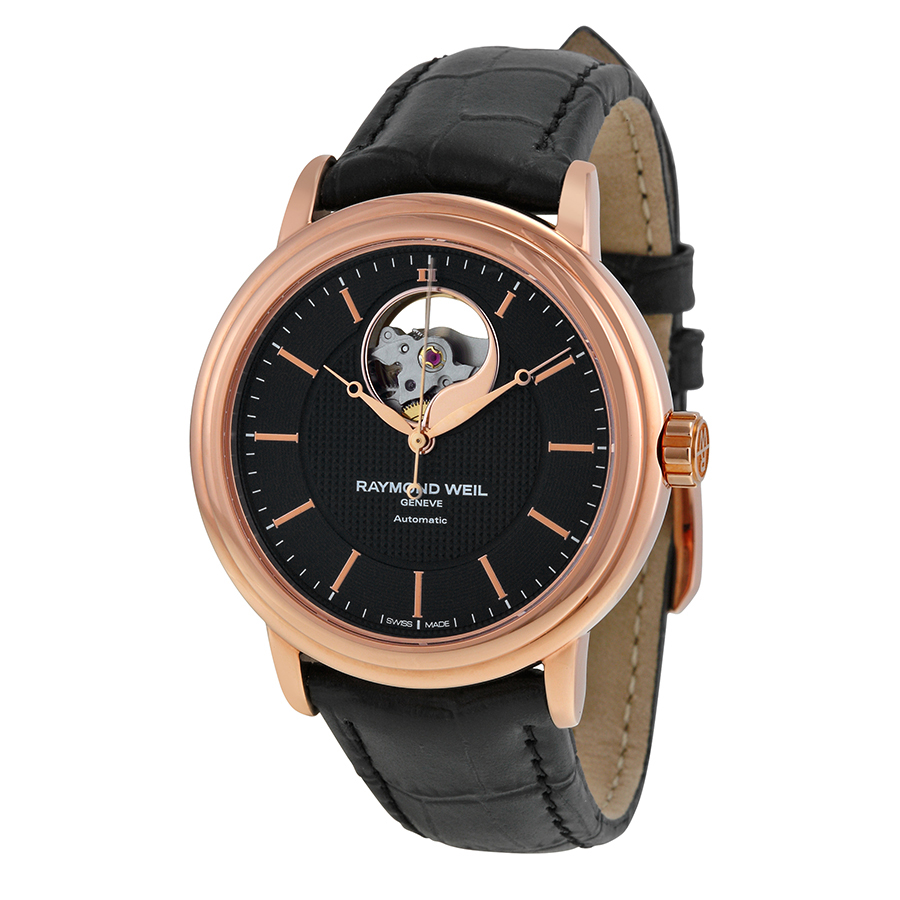 Raymond Weil RW-2827-PC5-20001 Artisan Automatic Skeleton Black Face Watch