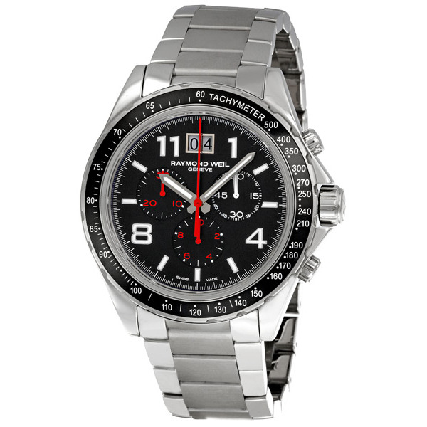 Raymond Weil RW Sport Chronograph Black Face Automatic Mens Watch