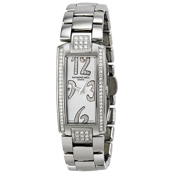 Raymond Weil Shine Elegance 1500-ST2-05383 White Dial Automatic Ladies Watch