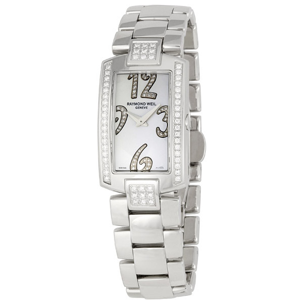 Raymond Weil Shine 1800ST205383 Swiss Clone Chronograph Diamond Bezel Watch