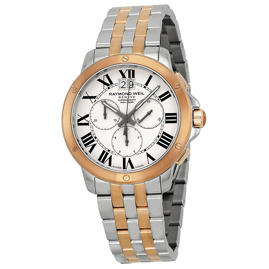Raymond Weil Tango Clone 48mm Automatic White Gold-Plated Case Ladies Watch