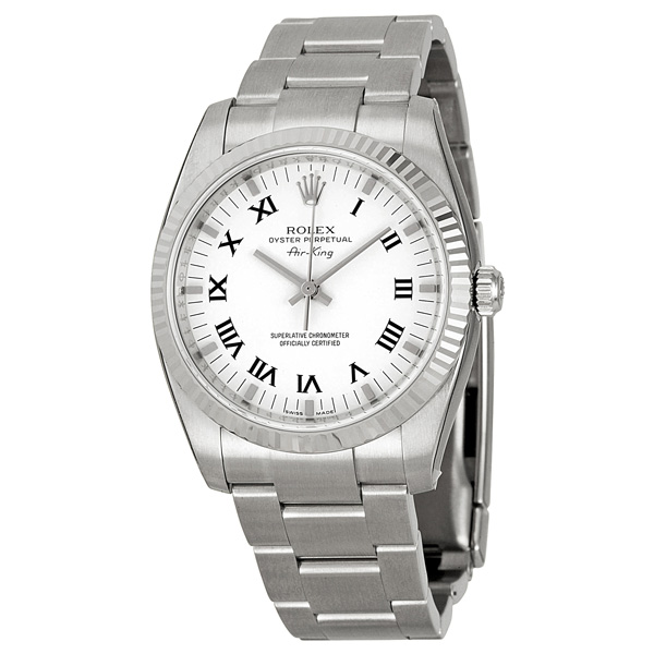 Rolex Airking Imitation Automatic White Dial 40mm Mens Watch