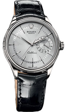 Silver Timepiece - Cellini 50519SSBKL - Automatic Movement - Elegant Chronograph Watch