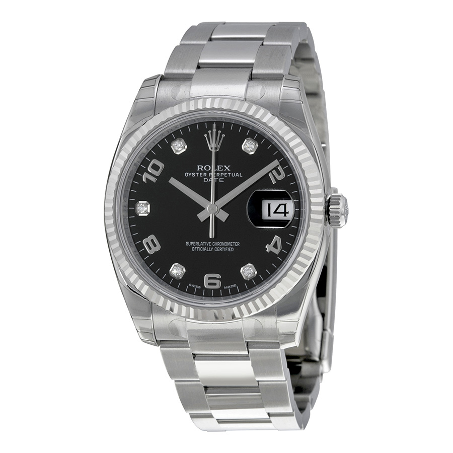 Swiss Imitation Rolex Datejust 115234BKADO Blue Steel Automatic Lady's Watch