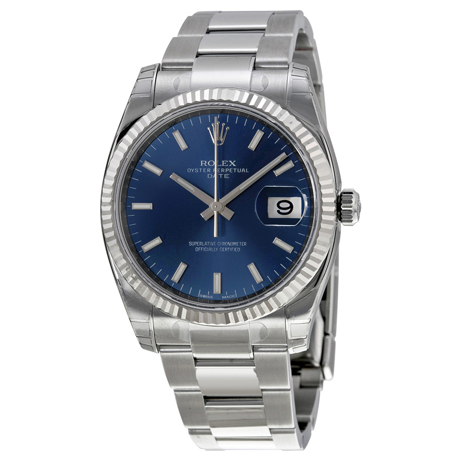 Rolex Datejust 115234BLSO Imitation Gold & Diamond Bezel Automatic Watch