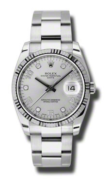 Rolex Datejust Imitation 41mm Automatic Silver-Case Black Face Diver Watch