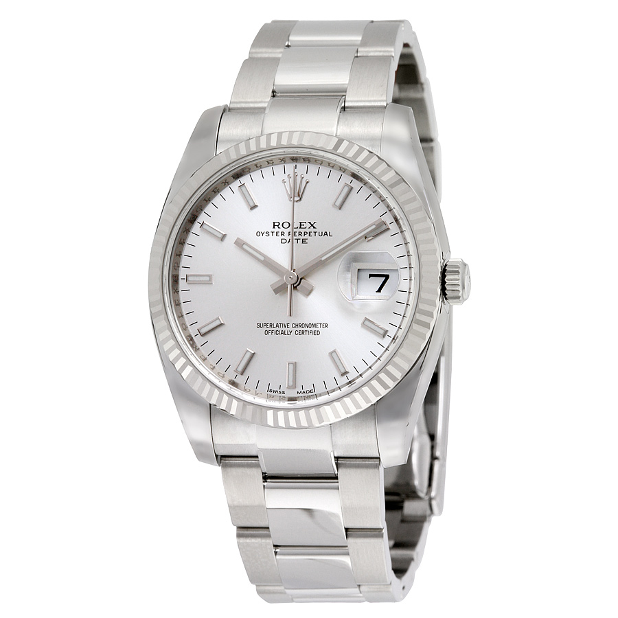 Rolex Datejust 115234SSO Imitation Gold & Steel Bezel Automatic Watch - 28mm Subtle Gold Face