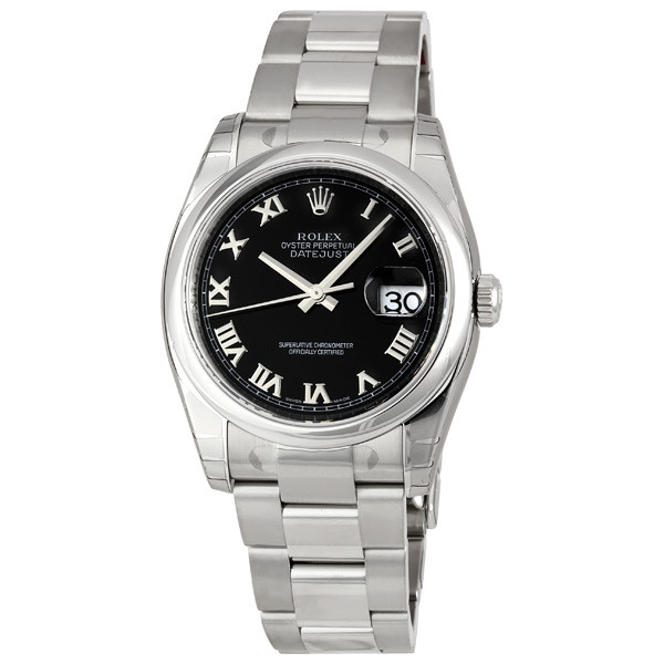 Rolex Datejust 41mm Black & Rose Gold Automatic Diver Watch Clone