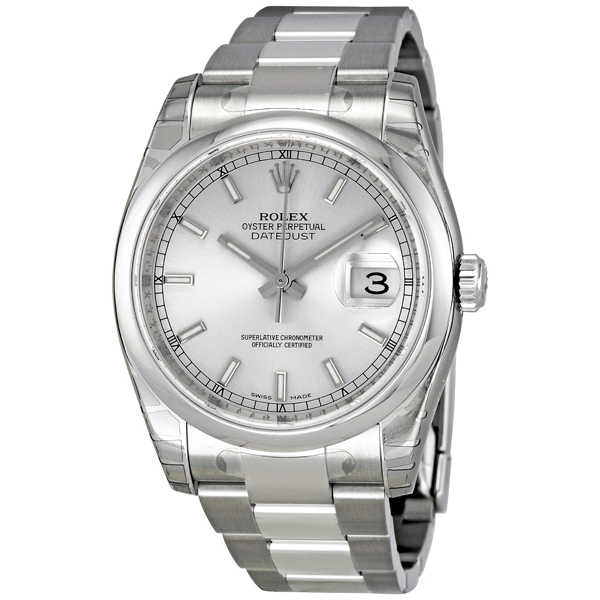 Omega Datejust Dazzle 41mm Silver Automatic Stainless Steel Watch