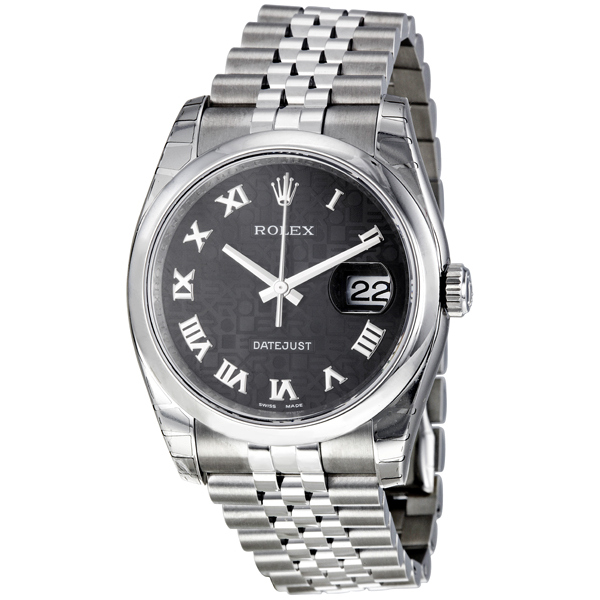 Rolex Datejust 116200BKJRJ Swiss-Ideal Imitation Watch with Chic Black Face & Classic Design