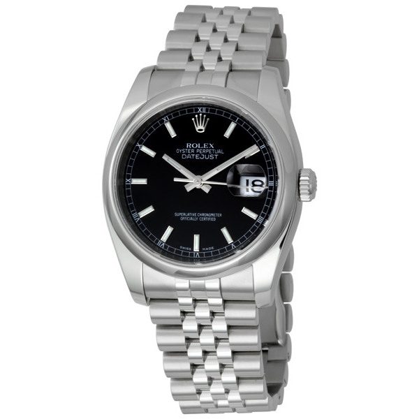 Classic Rolex Datejust 41mm Black Dial Automatic Mens Watch - Imitation Luxury Timepiece