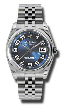 Rolex Datejust Classic 116200BLBKAJ - Iconic Blue Sunray Dial - 28mm Steel & Gold Automatic Watch