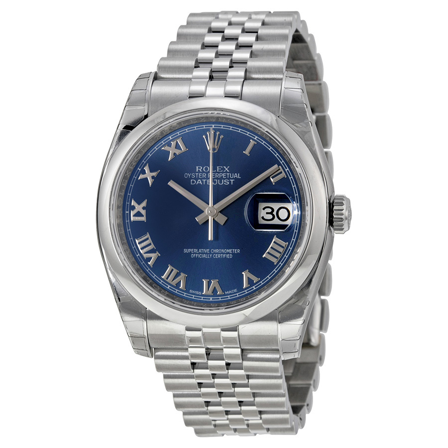 Swiss Clone Rolex Datejust 116200BLRJ Automatic Steel Blue Face Watch - 28mm Elegance