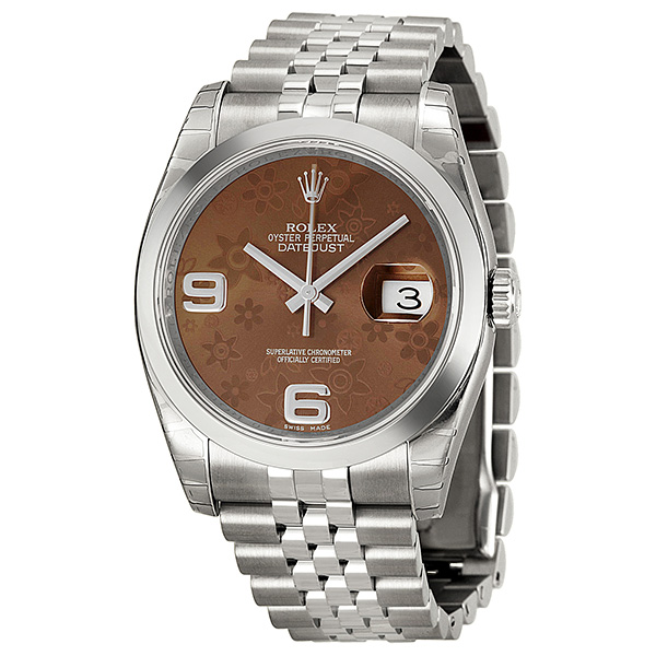 Swiss Replica Rolex Datejust 41mm Automatic Silver & Black Diamond Watch