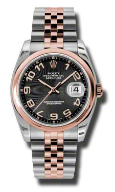 Rolex Datejust 41mm Black Chrome Case Automatic Black Dial Chronograph Watch