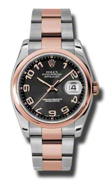 Swiss Clone Rolex Datejust 41mm Black Chrome Automatic Watch