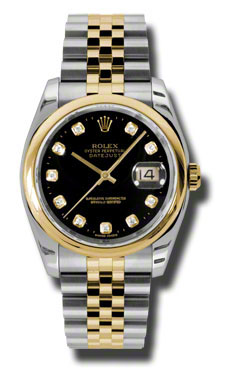 Vintage Inspired Rolex Datejust 41mm Automatic Chronograph Black Dial Watch