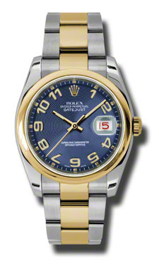 Omega Datejust 116203BLCAO Blue Dial Automatic Steel Watch