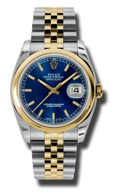 Rolex Datejust 41mm Dual-Time Luxury Chronograph in SS & 18K Yellow Gold