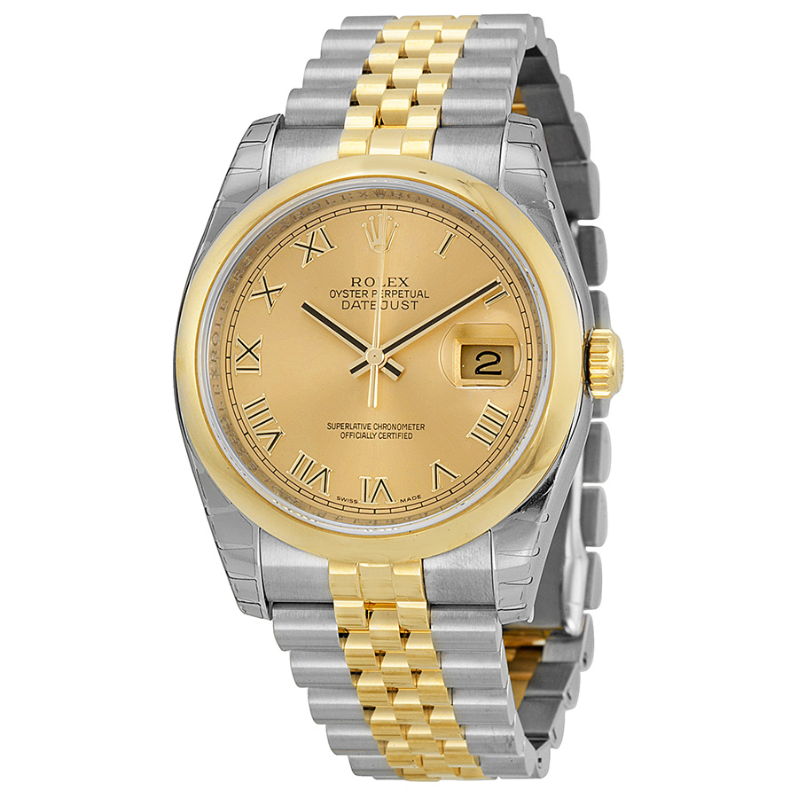 Rolex Datejust Classic Chronometer Sapphire Crystal Black Dial Stainless Steel Watch