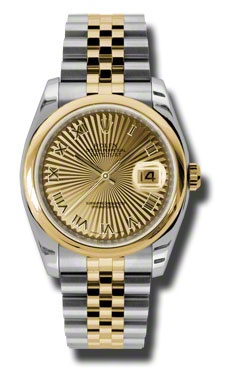 Rolex Datejust 41mm Swiss Clone Automatic Silver & Gold Bi-Color Watch