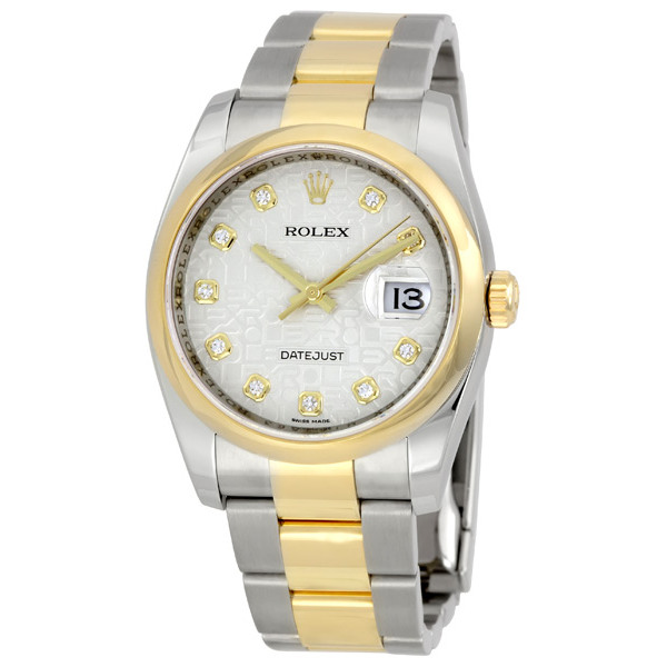 Rolex Datejust 116203SJDO Imitation 36mm Stainless Steel & Pink Gold Dual-Tone Dial Watch