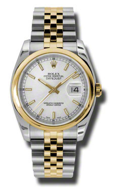 Rolex Datejust 41mm Stainless Steel & Silver Tone Automatic Ladies Watch