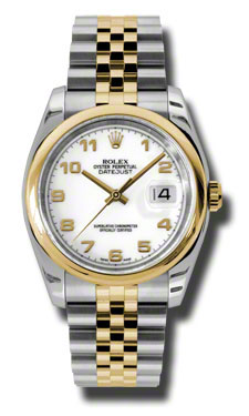 Rolex Datejust 41mm Automatic Gold & Black Dual-Tone Watch