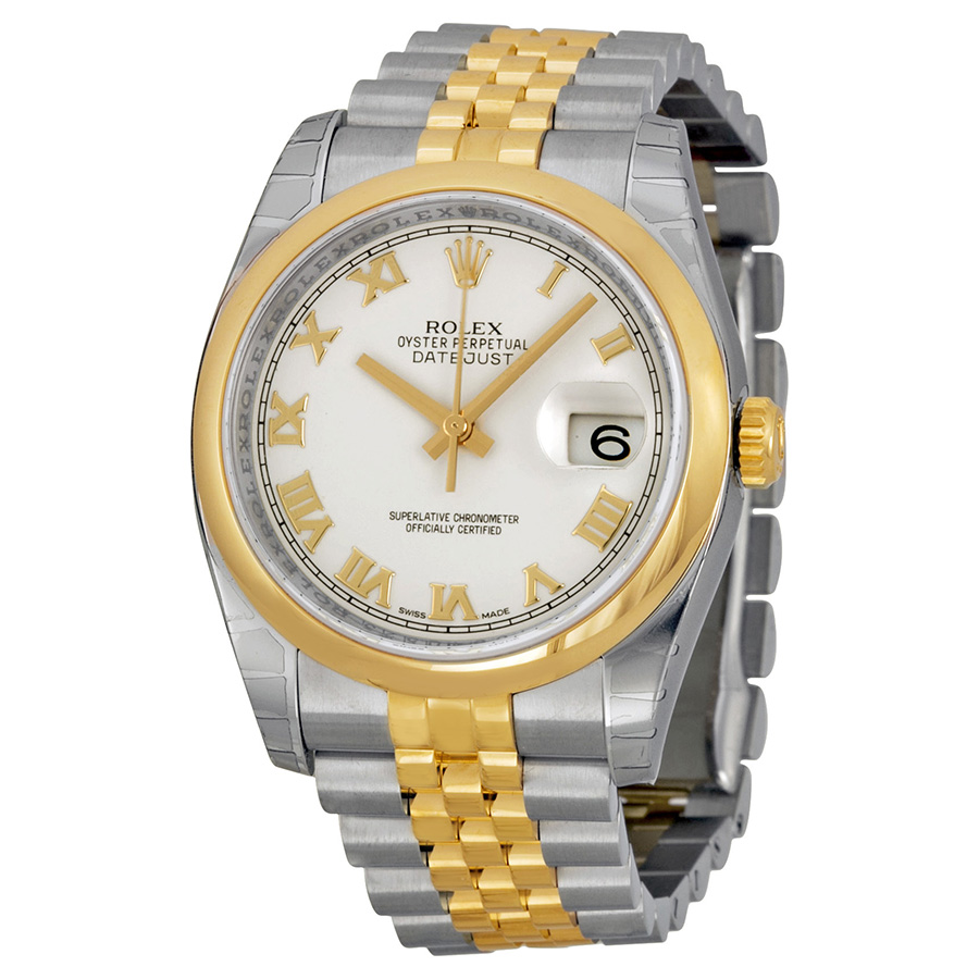 Rolex Datejust 36mm Steel & Gold Champagne Dial Automatic Replica Watch