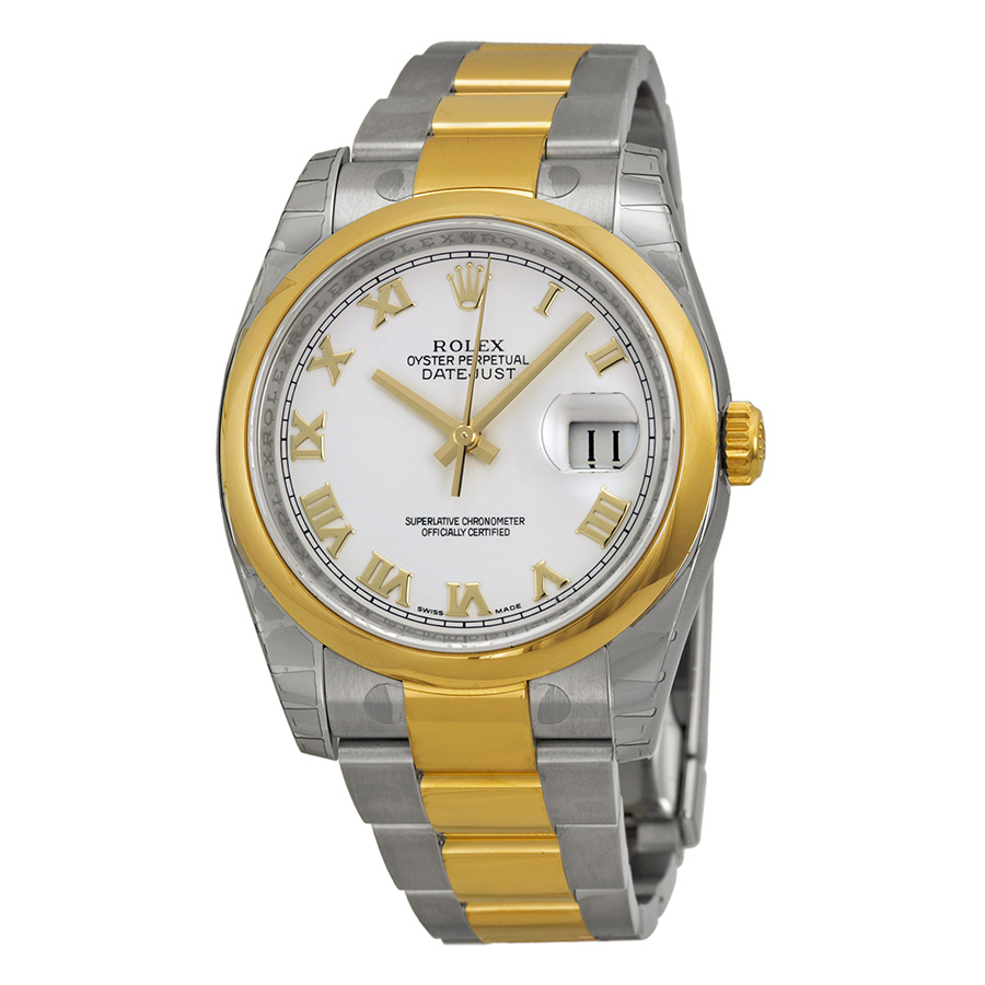 Replica Rolex Datejust 41mm Gold & Silver Bezel Automatic Date Display Mens Watch
