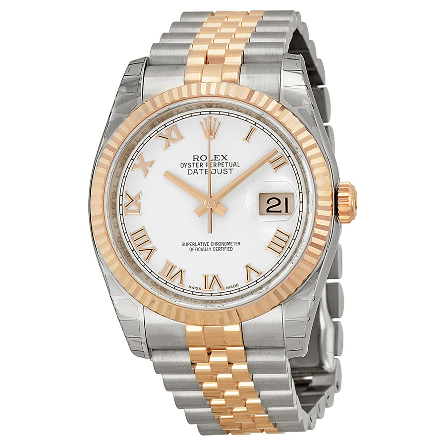 Rolex Datejust 41mm White Gold Automatic Watch - Timeless Elegance Clone