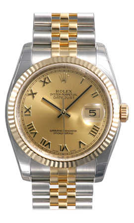 Rolex Datejust Copper Dial Jubilee 36mm Steel & Gold Replica Watch