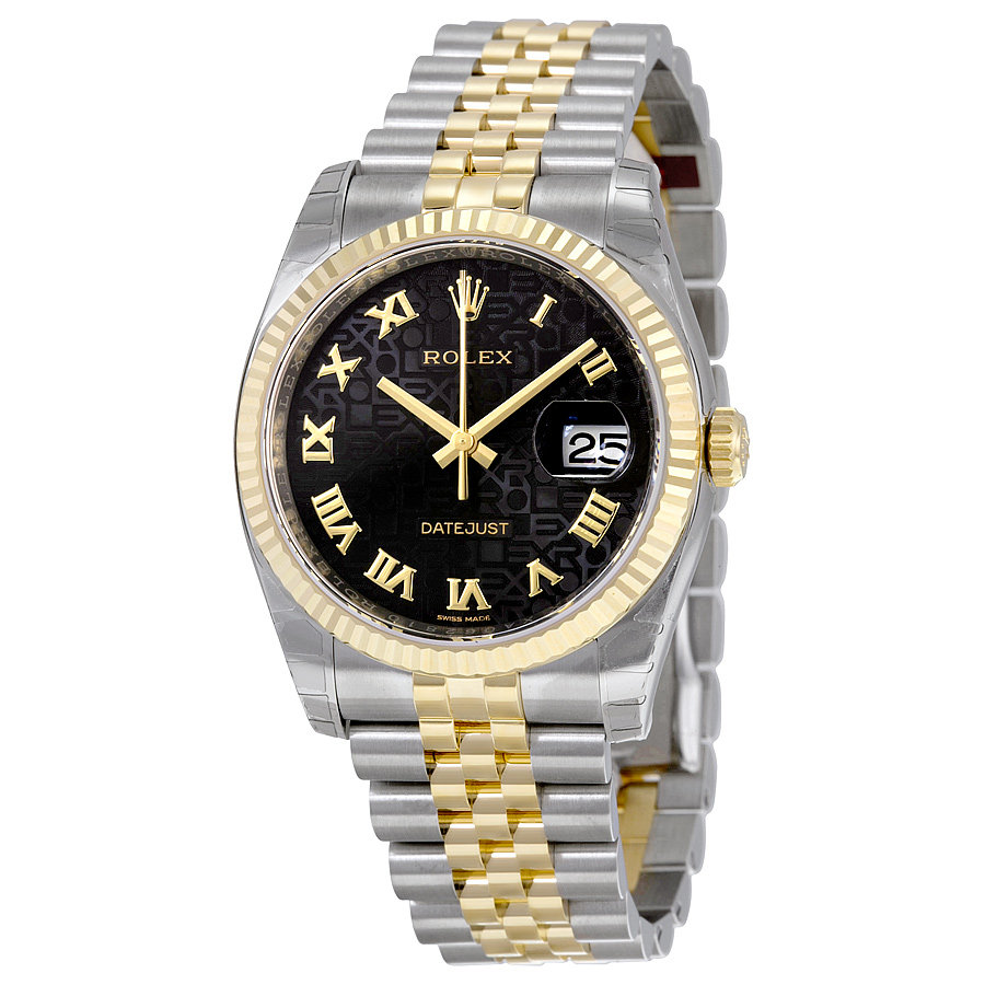 Stylish Rolex Black Jubilee 41mm Imitation Watch - Self-Winding Steel Case, Black Face, 30m Water-Resistant