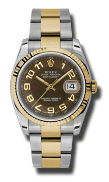 Rolex Datejust 41mm Swiss Clone Gold & Black President's Watch