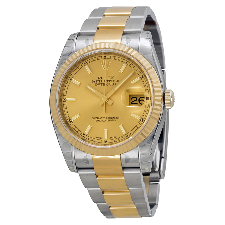 Rolex Datejust 41mm Stainless Steel & Gold Dual-Time Display Watch