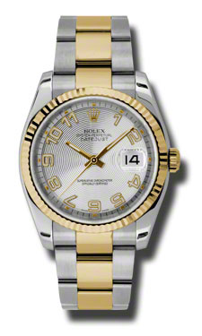 Rolex Datejust 116233SCAO Blend Gold & Steel, Automatic, 28mm, Black Dial Watch
