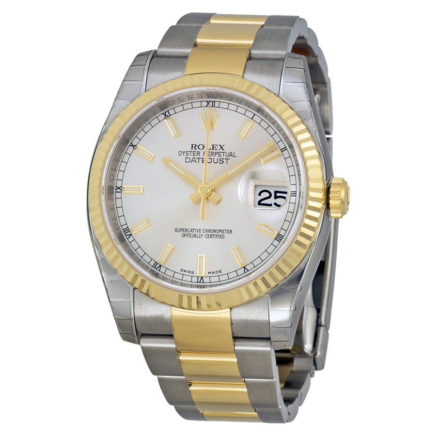 Rolex Datejust 41mm Swiss Clone Automatic Gold-Case Black Face Watch