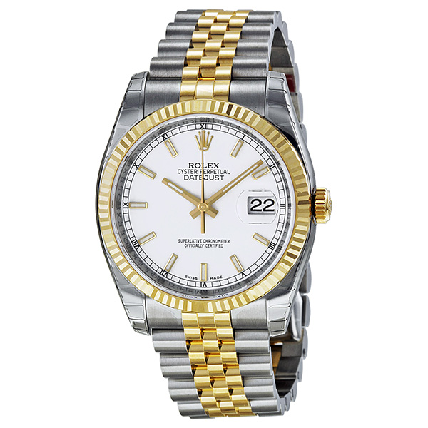 Timeless Elegance: Rolex Datejust 41mm Gold Steel Automatic Date Display Mens Watch