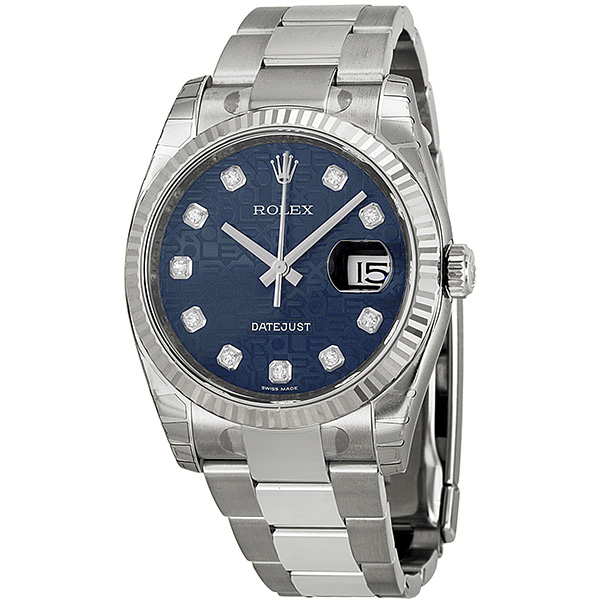 Rolex Datejust 41mm Blue Jubilee Automatic Steel Timepiece