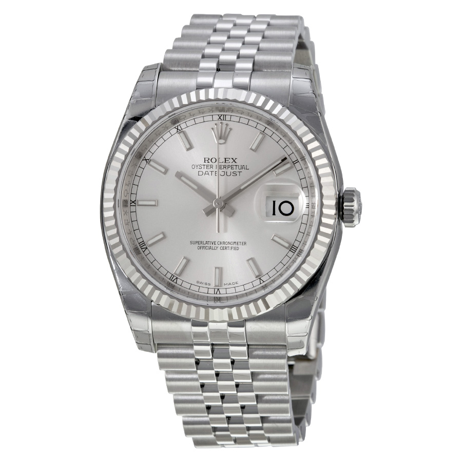 Rolex Datejust Classic 36mm Stainless Steel Automatic Gold-Tone Dial Watch