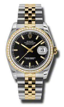 Swiss Clone Rolex Datejust 41mm Black Dial Automatic Watch - Elegant Timepiece