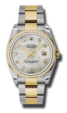 Rolex Datejust Ladies 36mm Diamond Dial Jubilee Bracelet Replica Watch