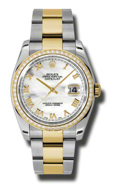 Rolex Datejust 116243MRO Pearl Glow Automatic Watch - Dazzling Mother-of-Pearl Charm