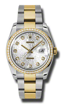 Gold-Clad Rolex Datejust 116243SJDO Diver Chrono Blue Face Steel Watch