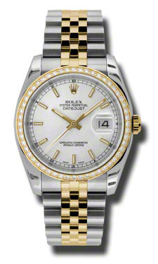 Rolex Datejust Fusion 41mm SS & 18K Gold - Automatic Chronograph - Silver Dial Watch