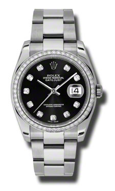 Rolex Datejust Black Dial Swiss Imitation 40mm Automatic Watch